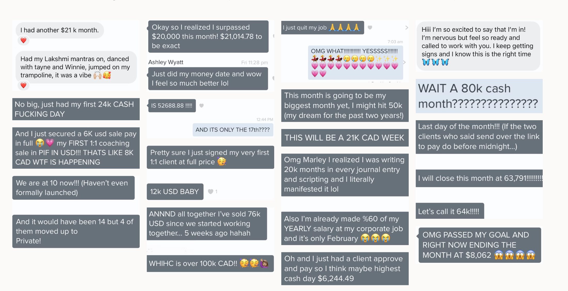 Client messages